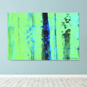 Urban Rain Leinwanddruck (Insitu (Holzboden))