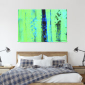 Urban Rain Leinwanddruck (Insitu (Schlafzimmer))