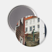 Urban Reader - Bergen in Norwegen Magnet (Vorderseite/Rückseite)