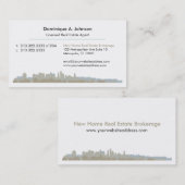 Urban Real Anwesen Agent Custom Business Card Visitenkarte (Vorne/Hinten)