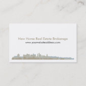 Urban Real Anwesen Agent Custom Business Card Visitenkarte (Rückseite)