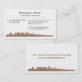 Urban Real Anwesen Agent Custom Business Card Visitenkarte (Vorne/Hinten)