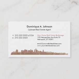 Urban Real Anwesen Agent Custom Business Card Visitenkarte
