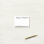 Urban Real Anwesen Personalisiert Post-It® Notes Post-it Klebezettel (Auf Schreibtisch)