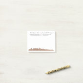 Urban Real Anwesen Personalisiert Post-It® Notes Post-it Klebezettel (Auf Schreibtisch)
