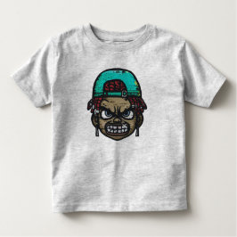 Urban Rebel: Graffiti Style Face Kleinkind T-shirt