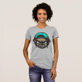 Urban Rebel: Graffiti Style Face T-Shirt (Vorne ganz)