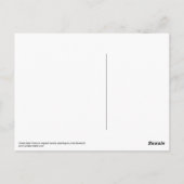 "Urban Red" Acrylkunstkarte Postkarte (Rückseite)