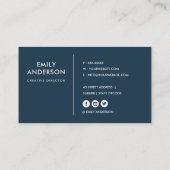 URBAN RED NAVY OXFORD UNIVERSITY UK KONTUR MAP VISITENKARTE (Rückseite)