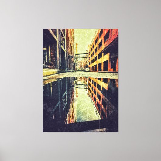 Urban Reflection Leinwanddruck (Vorderseite)