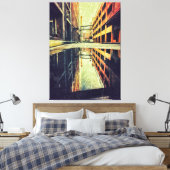 Urban Reflection Leinwanddruck (Insitu (Schlafzimmer))