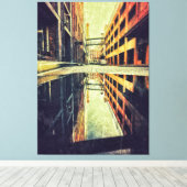 Urban Reflection Leinwanddruck (Insitu (Holzboden))