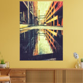 Urban Reflection Leinwanddruck (Insitu (Wohnzimmer))