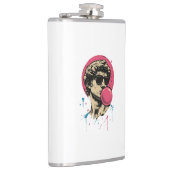 Urban Retro David — Bubblegum Pop Statue Flachmann (Rechts)