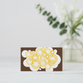 Urban Retro Design business card Visitenkarte (Stehend Vorderseite)