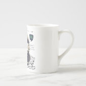 Urban Retro Headphone Vibe Illustration Porzellantasse (Rechts)