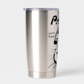 Urban Retro Headphone Vibe Illustration Thermobecher (Rechts)