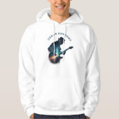 Urban Rhythms - Cityscape Guitar Music Hoodie (Vorderseite)