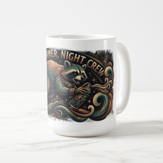 Urban Roamer Langarmshirt Kaffeetasse (VorderseiteRechts)