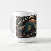 Urban Roamer Langarmshirt Kaffeetasse (Vorderseite Links)