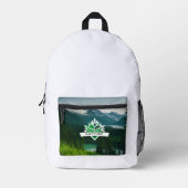 Urban Rucksack: Stil und Praxis Bedruckter Rucksack (Vorderseite)