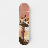 Urban Rustic Cityscape Riding Rails Two Skateboard (Vorne)