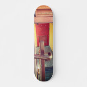 Urban Rustic Cityscape Secret Keeper Skateboard (Vorne)