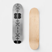 Urban Rustic Cityscape Waiting 3 Skateboard (Vorderseite)