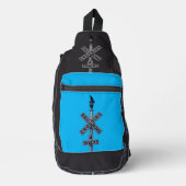 Urban Rustic Cityscape Watching 2Print Cut Sew Bag Crossbody Bag (Vorderseite)