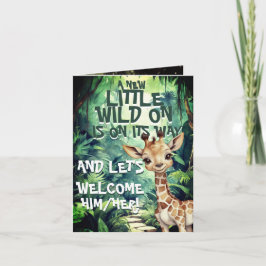 Urban Safari: Chic Baby Shower Einladung