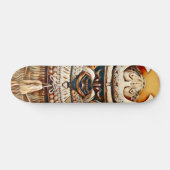 Urban Samurai Airbrush Custom Pro Park Board Skateboard (Horizontal)