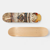 Urban Samurai Airbrush Custom Pro Park Board Skateboard (Horizontal)