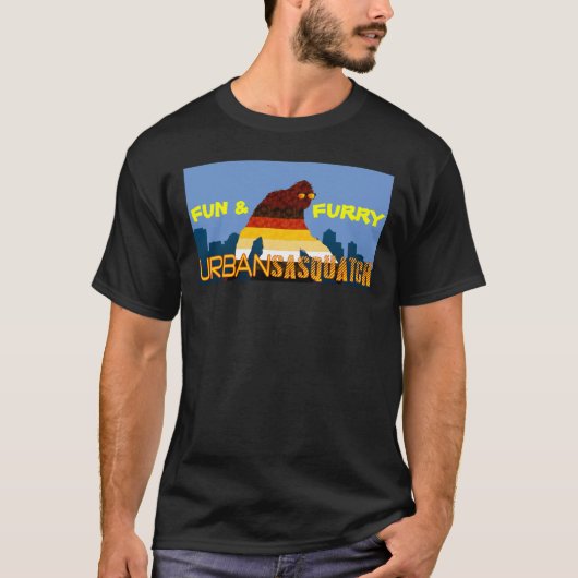 Urban Sasquatch - Furenstreifen - Bärenstolz T-Shirt (Vorderseite)