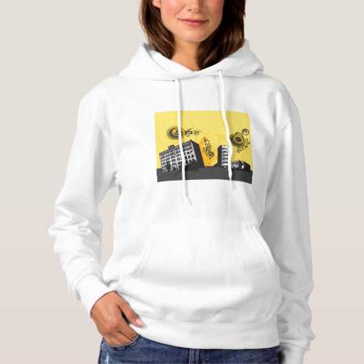 Urban Scene Womens Hoodie (Vorderseite)