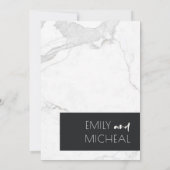 URBAN SCHWARZ-WEISS MARBLE COUPLES SHOWITE DANKESKARTE (Rückseite)