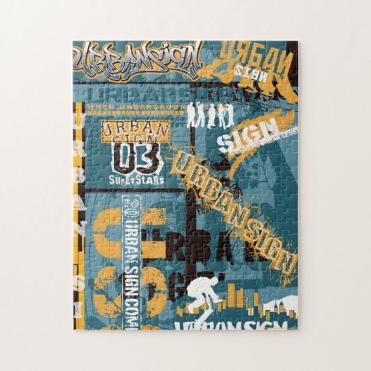 Urban Sign Puzzle (Vertikal)