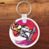 Urban Skateboarder Schlüsselanhänger (Vorderseite)