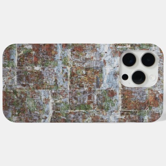 Urban Sketch Art Mobile Fall Case-Mate iPhone Hülle (Rückseite (Horizontal))