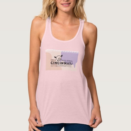 Urban Sketchers 2025 Cincy Womens Tank Top (Vorderseite)