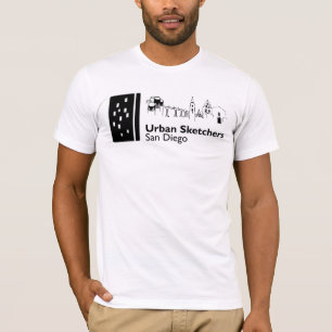 Urban Sketchers San Diego Logo T - Shirt