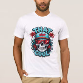 Urban Skull Vibes - 3D-Brillen & Graffiti Art T-Sh T-Shirt (Vorderseite)