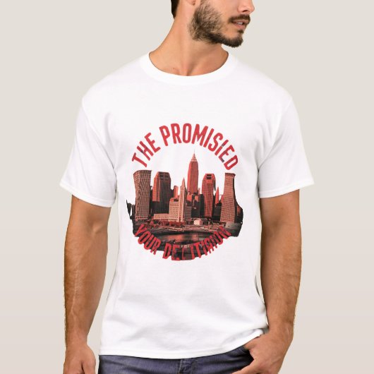 Urban Skyline Graphic T - Shirt (Vorderseite)