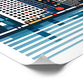 Urban Skyline Poster (Ecke)