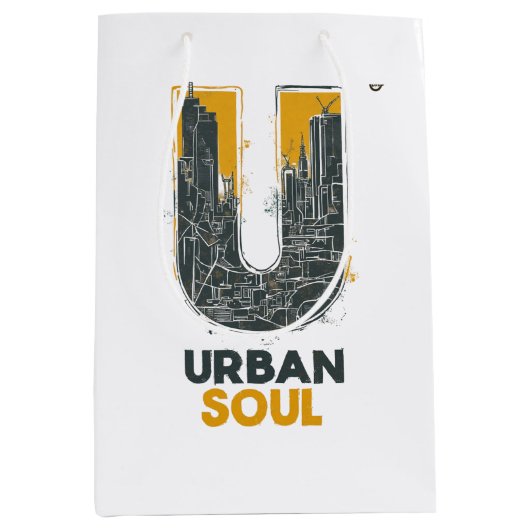 Urban Soul City Mittlere Geschenktüte (Vorderseite)