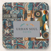 Urban Soul Patterns Getränkeuntersetzer (Vorderseite)