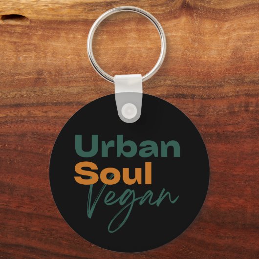 Urban Soul Vegan Minimalist Health and Wellness Schlüsselanhänger (Rückseite)