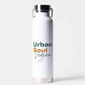 Urban Soul Vegan Minimalist Health and Wellness Trinkflasche (Vorne)
