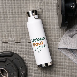 Urban Soul Vegan Minimalist Health and Wellness Trinkflasche