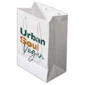 Urban Soul Vegan Mittlere Geschenktüte (Vorderseite Schrägansicht)