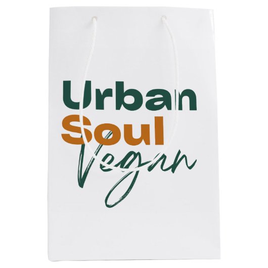 Urban Soul Vegan Mittlere Geschenktüte (Vorderseite)
